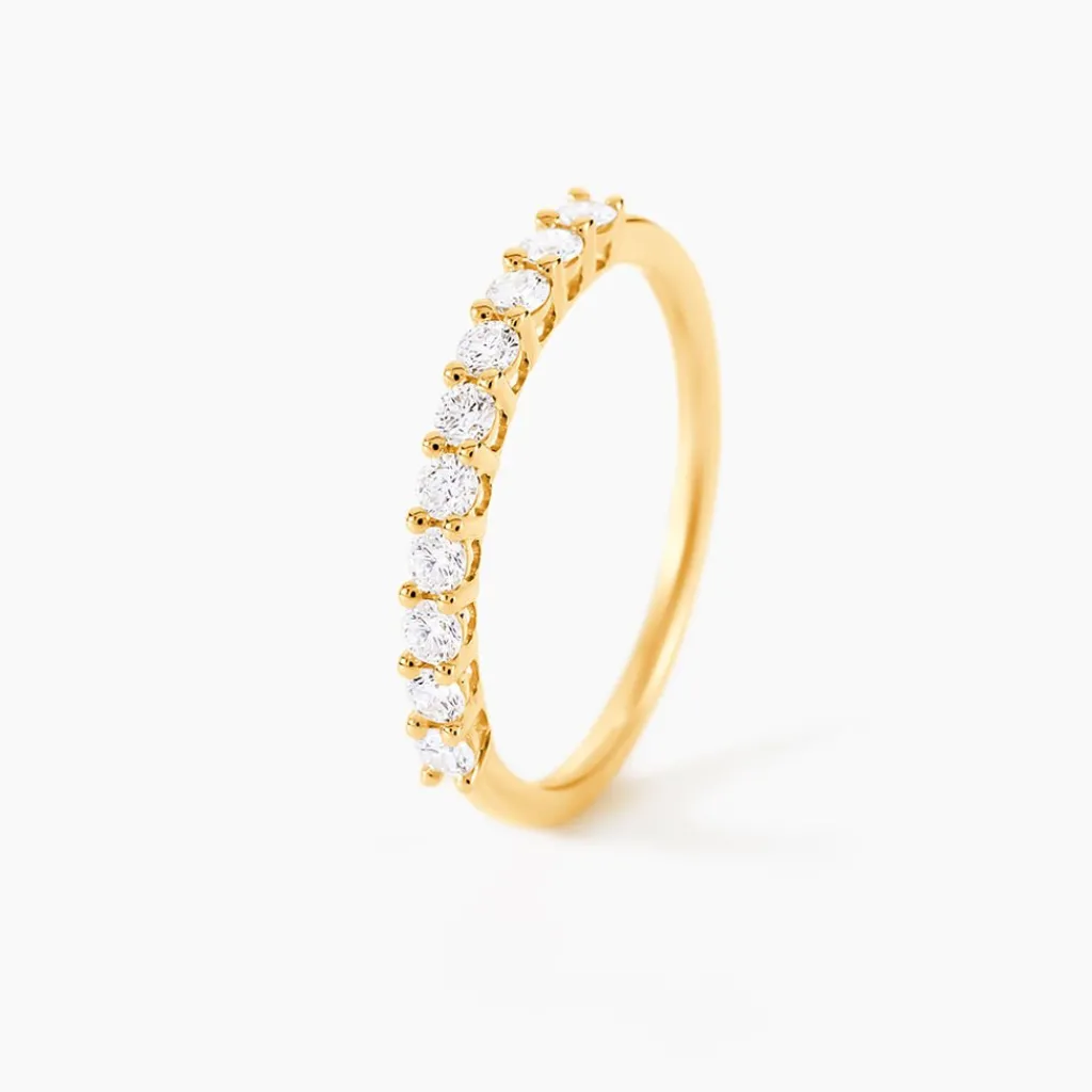 Histoire d'Or Alliance 1290 Or Jaune Diamant Hot