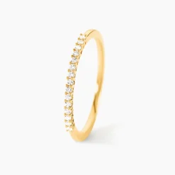 Histoire d'Or Alliance 590 Or Jaune Diamant Hot