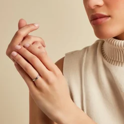 Histoire d'Or Alliance Alexyne Argent Blanc Best