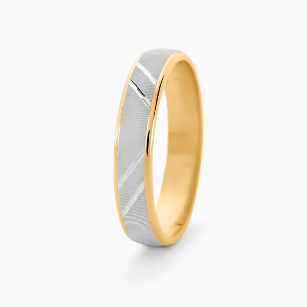 Histoire d'Or Alliance Antone Or Bicolore Hot