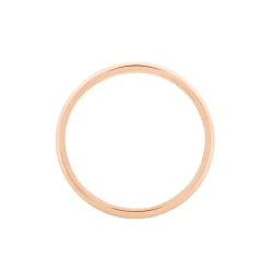 Histoire d'Or Alliance Aphroditia Demi Jonc Bombé or rose