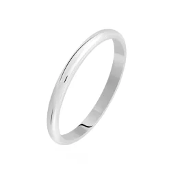 Histoire d'Or Alliance Aphroditia Demi Jonc Bombe Or Blanc Best