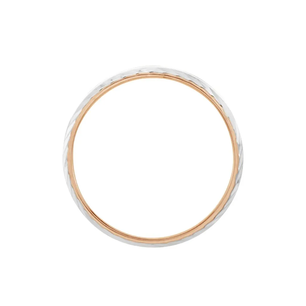 Histoire d'Or Alliance Argent Bicolore Nolan