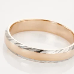 Histoire d'Or Alliance Argent Bicolore Nolan