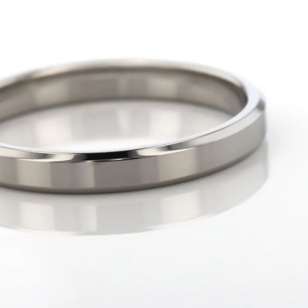 Histoire d'Or Alliance Aristote Ruban Plat Palladium Blanc Sale