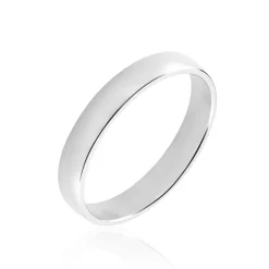 Histoire d'Or Alliance Artemissia Ruban Plat Or Blanc