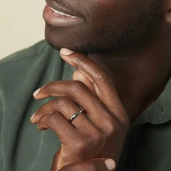 Histoire d'Or Alliance Arthellais Demi Jonc Classique Palladium Blanc Outlet