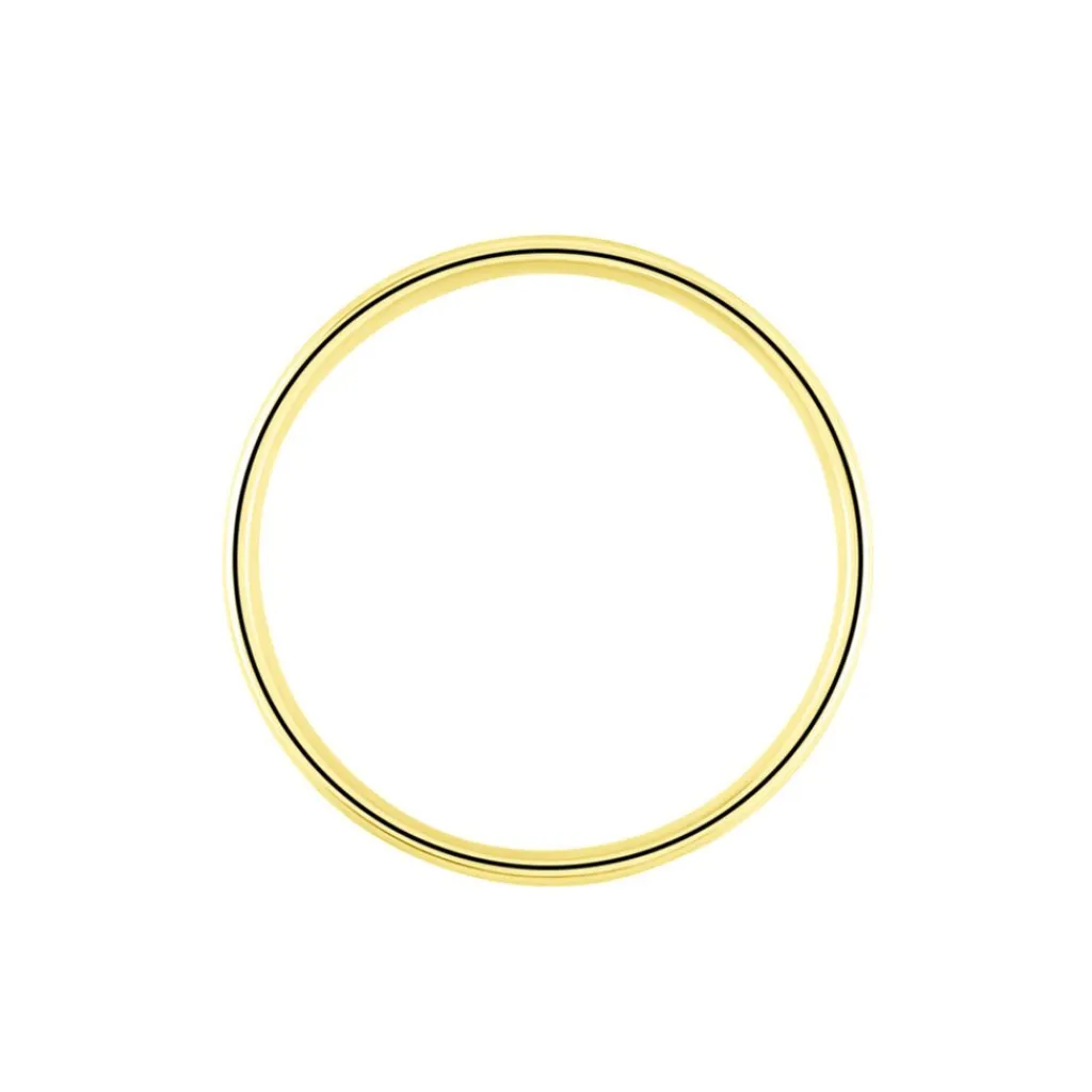 Histoire d'Or Alliance Beatrice Ruban Plat Or Jaune Best