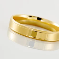 Histoire d'Or Alliance Beatrice Ruban Plat Or Jaune Best