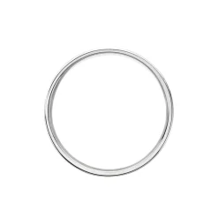 Histoire d'Or Alliance Beatrice Ruban Plat Or Blanc Best