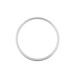 Histoire d'Or Alliance Beatrice Ruban Plat or blanc Discount