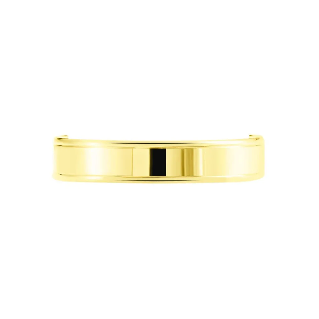 Histoire d'Or Alliance Beatrice Ruban Plat or jaune Clearance