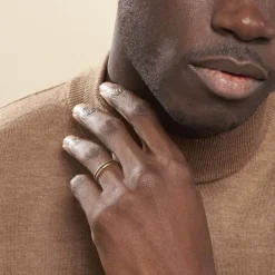 Histoire d'Or Alliance Camille Ruban Plat or jaune