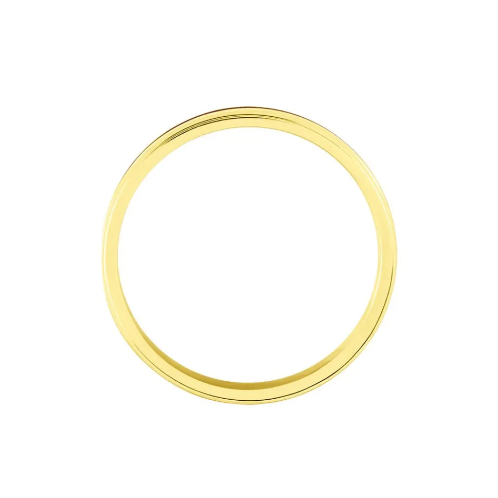 Histoire d'Or Alliance Camille Ruban Plat or jaune