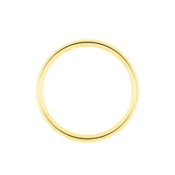 Histoire d'Or Alliance Ciham Ruban Plat Or Jaune Best