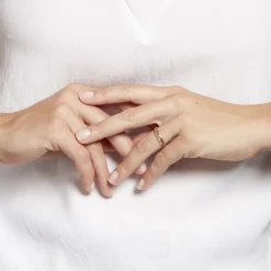 Histoire d'Or Alliance Ciham Ruban Plat Or Jaune Best