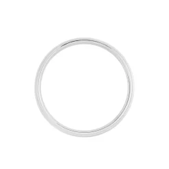 Histoire d'Or Alliance Circios Demi Jonc Classique Or Blanc Best