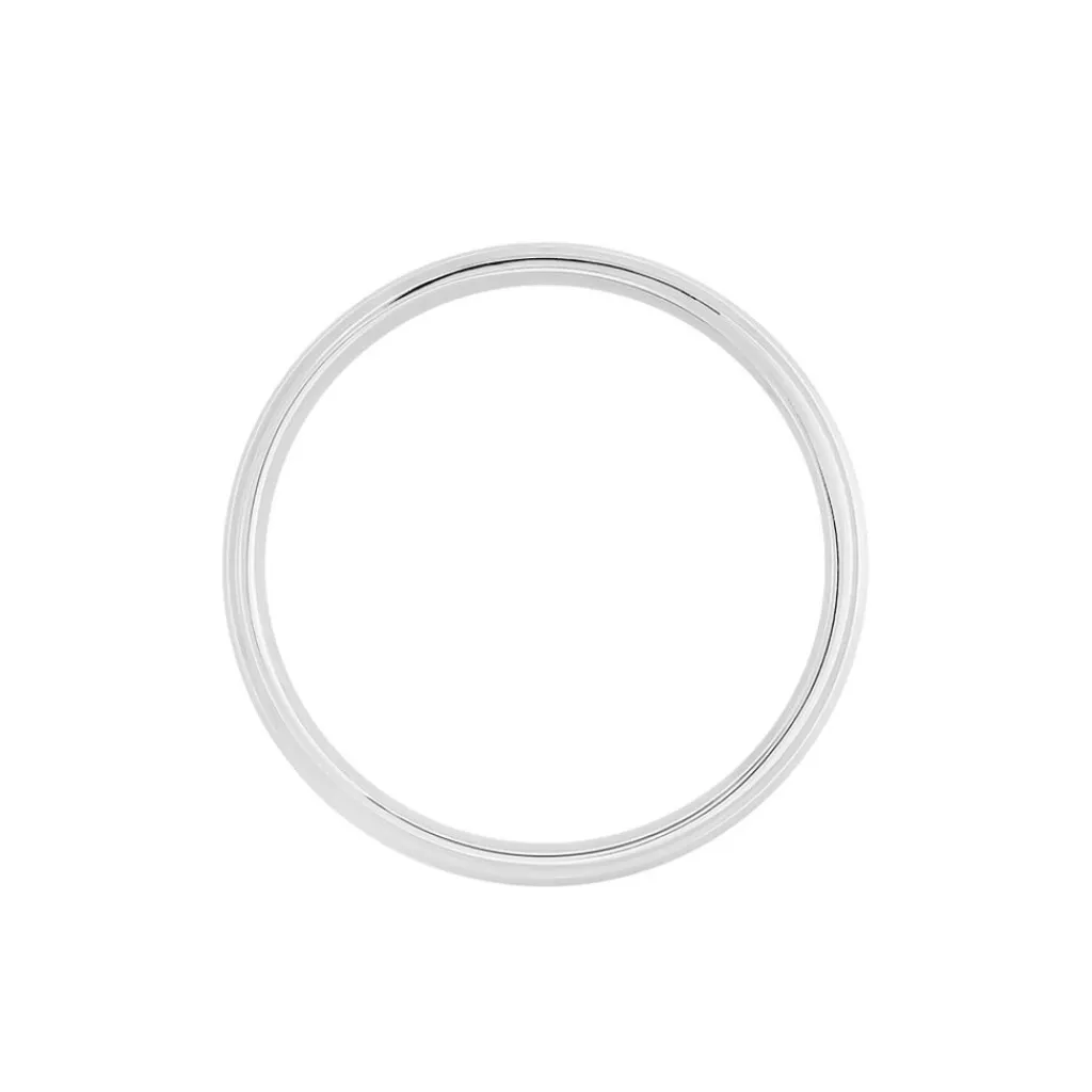 Histoire d'Or Alliance Circios Demi Jonc Classique Or Blanc Best