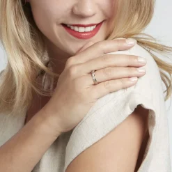 Histoire d'Or Alliance Clotilde Demi Jonc Classique or bicolore Best