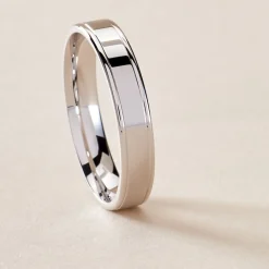 Histoire d'Or Alliance Clotilde Ruban Plat or bicolore Online