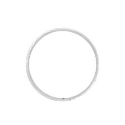 Histoire d'Or Alliance Clotilde Ruban Plat or blanc Hot