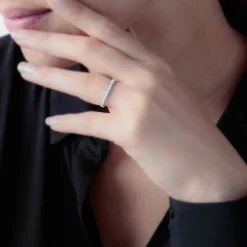 Histoire d'Or Alliance Collection Juliette Or Rose Diamant Clearance