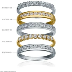 Histoire d'Or Alliance Collection Juliette Or Rose Diamant Clearance