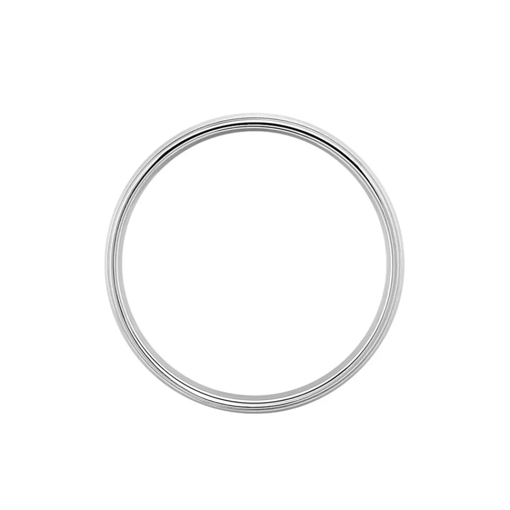 Histoire d'Or Alliance Damiana Ruban Plat Argent Blanc Sale