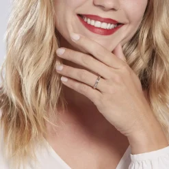 Histoire d'Or Alliance Daphna Ruban Plat Or Bicolore Clearance