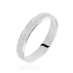 Histoire d'Or Alliance Darius Or Blanc Outlet