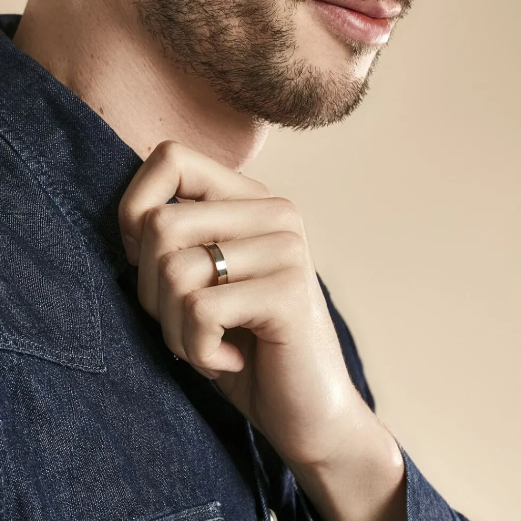 Histoire d'Or Alliance Darko Or Bicolore Clearance