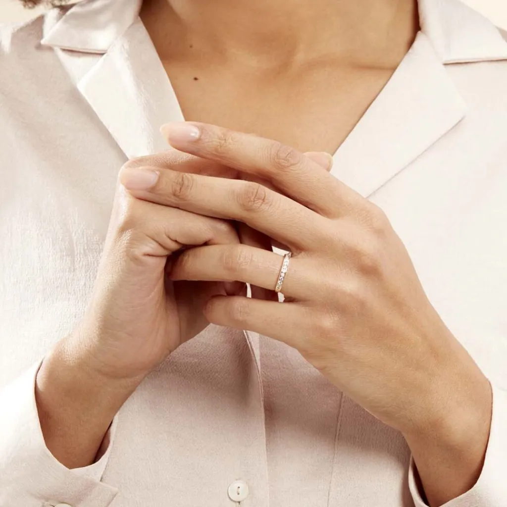 Histoire d'Or Alliance Davila De Zirconium or jaune oxyde Discount