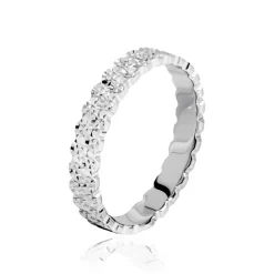 Histoire d'Or Alliance Dentelle 2 Rangs Diamantee Or Blanc Outlet