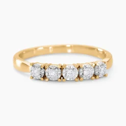 Histoire d'Or Alliance Diamotion Or Blanc Diamant