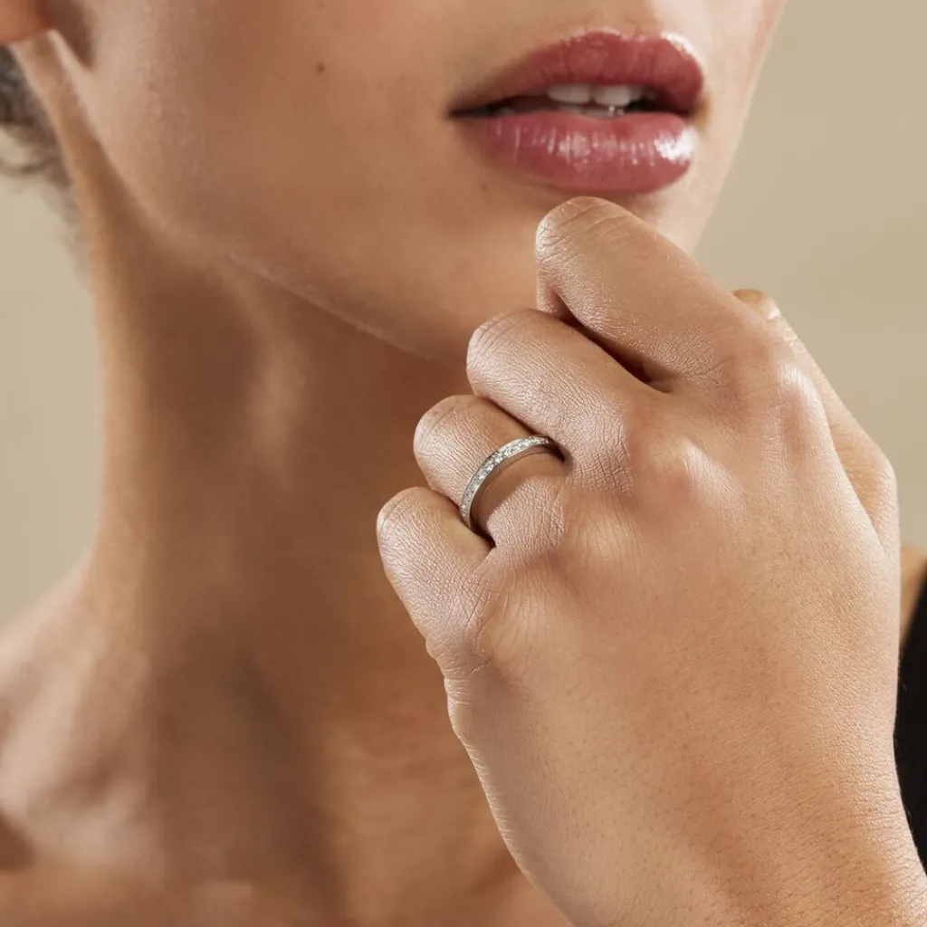 Histoire d'Or Alliance Dionysa Or Blanc Diamant Discount