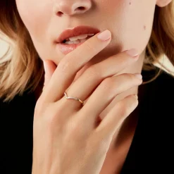 Histoire d'Or Alliance Echo Or Jaune Diamant Synthétique Clearance