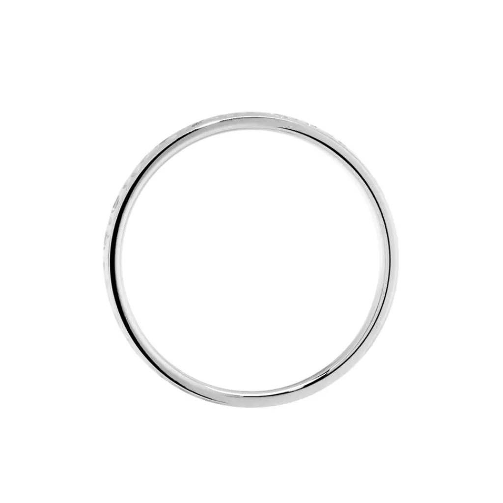 Histoire d'Or Alliance Elberta Or Blanc Diamant Hot