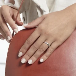 Histoire d'Or Alliance Elberta Or Blanc Diamant Hot