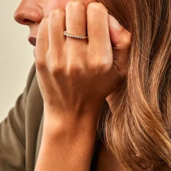 Histoire d'Or Alliance Elnathan Or Jaune Diamant Synthétique New