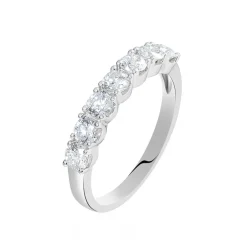 Histoire d'Or Alliance Eloisa Or Blanc Diamant Synthetique New