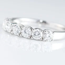 Histoire d'Or Alliance Eloisa Or Blanc Diamant Synthetique New