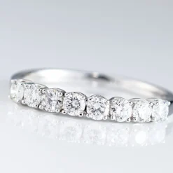 Histoire d'Or Alliance Eloisa Or Blanc Diamant Synthetique Outlet