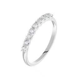 Histoire d'Or Alliance Eloisa Or Blanc Diamant Synthetique New