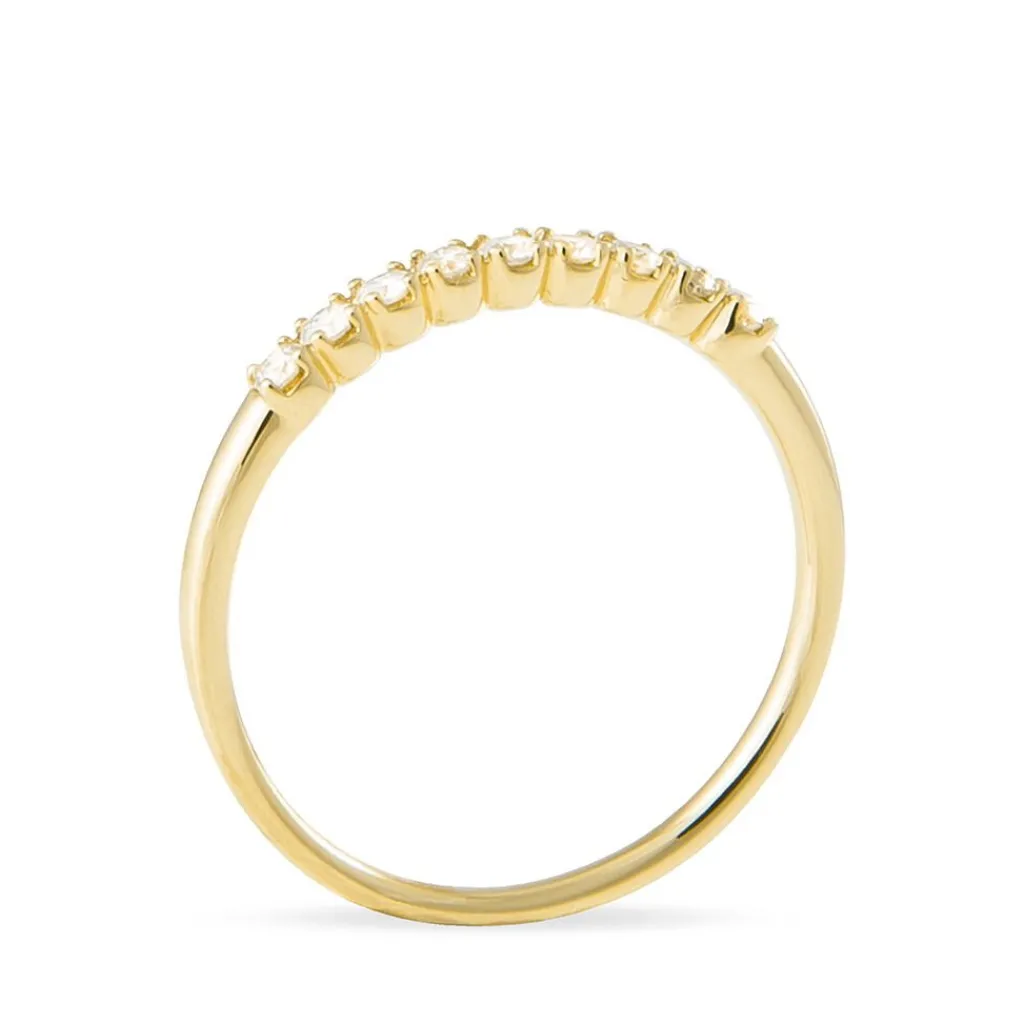 Histoire d'Or Alliance Eloise or jaune diamant New