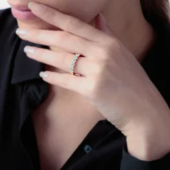 Histoire d'Or Alliance Eloise or rose diamant Sale