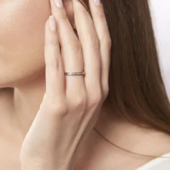 Histoire d'Or Alliance Elsia Or Blanc Diamant