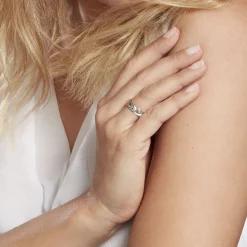 Histoire d'Or Alliance Epi Fantaisie Ruban Plat Or Bicolore Outlet