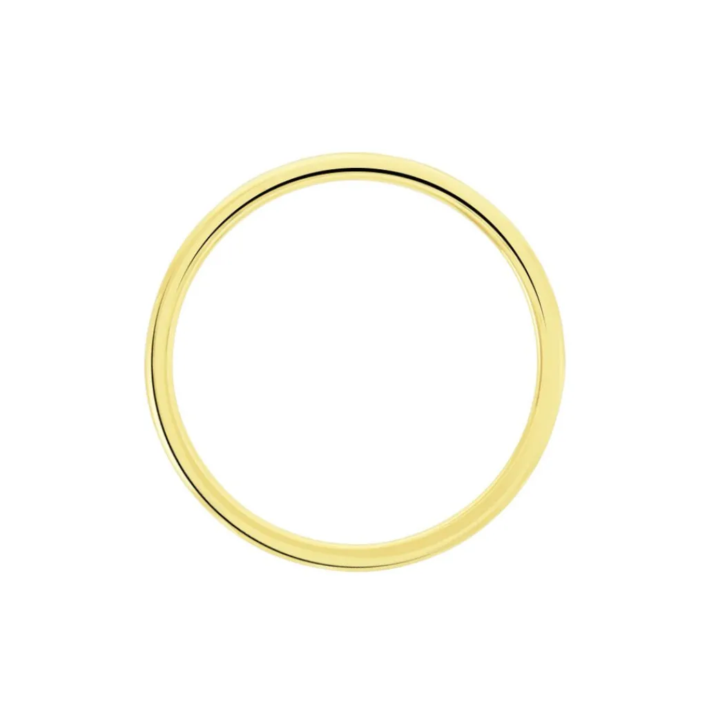 Histoire d'Or Alliance Eros Brossee Ruban Plat Or Jaune Online