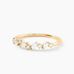 Histoire d'Or Alliance Euphranor Or Jaune Diamant Synthétique Sale