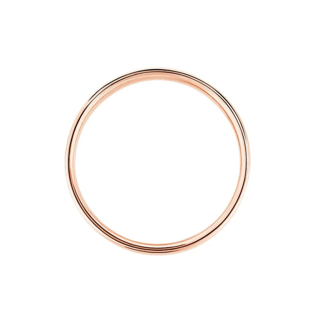 Histoire d'Or Alliance Fantaisie Diamantee Ruban Plat or bicolore Best